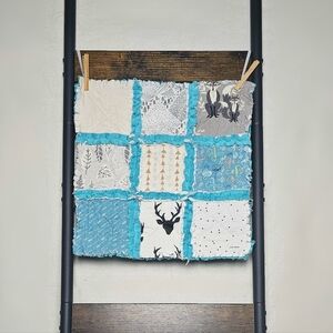 NEW Handmade Minky Rag Quilt Lovey